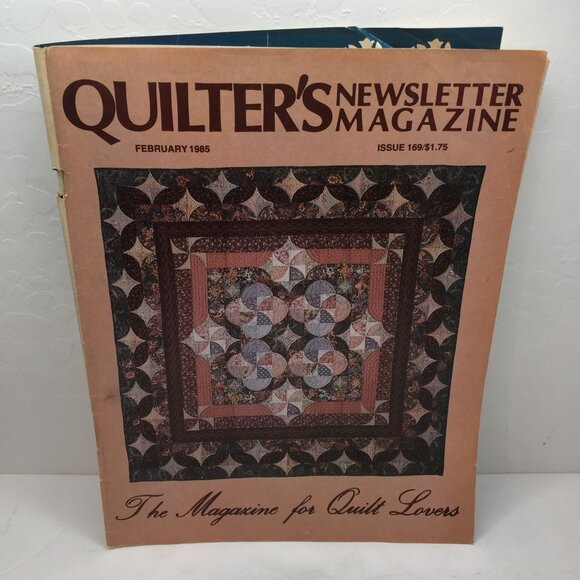Vintage Quilters Newsletter Magazine Feb 1985 Issue 169 Quilt Patterns Victorian - Picture 1 of 9
